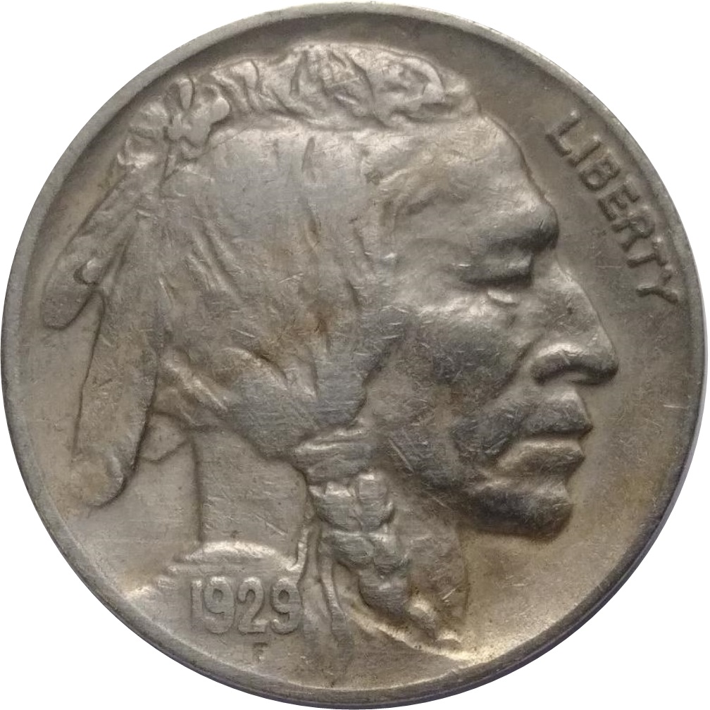 1929-D-5c-Buffalo-Nickel